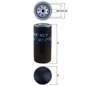 Comprar Filtro combustible de MAHLE ORIGINAL KC 7 a bajo precio de 11,46 €