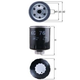 Köp Bränslefilter av MAHLE ORIGINAL KC 76 till det låga priset 122,64 kr