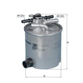 Köp Bränslefilter av MAHLE ORIGINAL KL 404/16 till det låga priset 349,65 kr