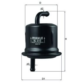 Köp Bränslefilter av MAHLE ORIGINAL KL 515 till det låga priset 512,88 kr
