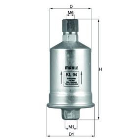 Compre Filtro de combustível da MAHLE ORIGINAL KL 94 a um preço baixo por 19,85 €