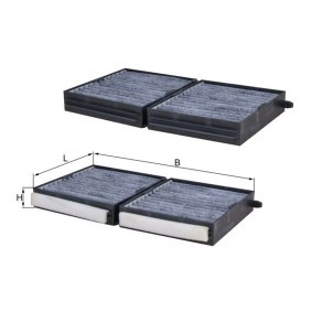 Compre Filtro, ar do habitáculo da MAHLE ORIGINAL LAKG 113/S a um preço baixo por 26,93 €