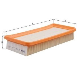 Köp Luftfilter av MAHLE ORIGINAL LX 1465 till det låga priset 127,04 kr