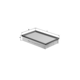 Köp Luftfilter av MAHLE ORIGINAL LX 1571 till det låga priset 158,43 kr