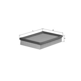 Köp Luftfilter av MAHLE ORIGINAL LX 643 till det låga priset 125,26 kr