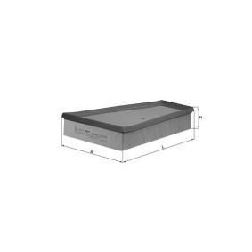 Köp Luftfilter av MAHLE ORIGINAL LX 694 till det låga priset 159,40 kr