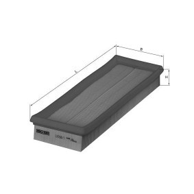 Luftfilter LX 704/1 von MAHLE ORIGINAL günstig für 10,53 € online kaufen
