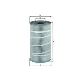 Luftfilter von MAHLE ORIGINAL LX 7210/7