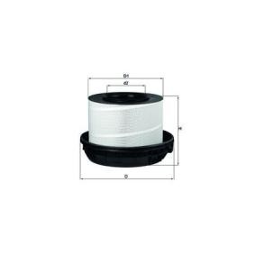 Luftfilter von MAHLE ORIGINAL LX 814/1