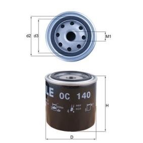 Köp Oljefilter av MAHLE ORIGINAL OC 140 till det låga priset 121,43 kr
