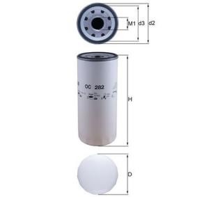 Køb Oliefilter af MAHLE ORIGINAL OC 282 til den lave pris 189,40 DKK