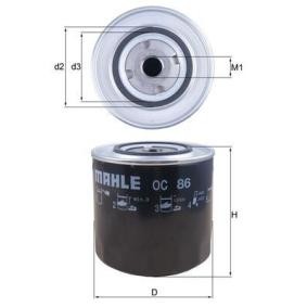 Köp Oljefilter av MAHLE ORIGINAL OC 86 till det låga priset 132,98 kr