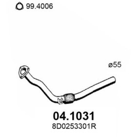Abgasrohr von ASSO 04.1031