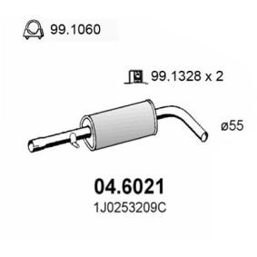 Mittelschalldämpfer 04.6021