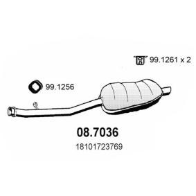 Comprar Silenciador trasero de ASSO 08.7036 a bajo precio de 93,26 €