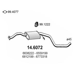 Mittelschalldämpfer 14.6072