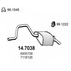 Endschalldämpfer 14.7038 von ASSO günstig für 168,41 € online kaufen