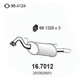 Endschalldämpfer 16.7012 von ASSO günstig für 177,53 € online kaufen
