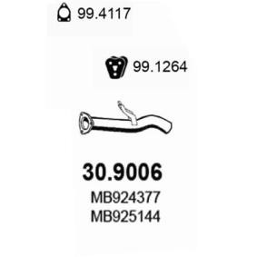 Auspuffrohre des Herstellers ASSO - Originalware Artikelnummer: 30.9006