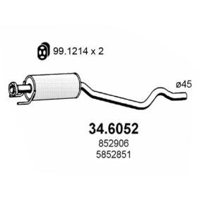 Mittelschalldämpfer 34.6052