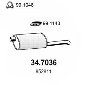 Endschalldämpfer 34.7036 von ASSO günstig für 102,46 € online kaufen