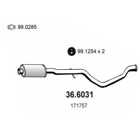Mittelschalldämpfer 36.6031