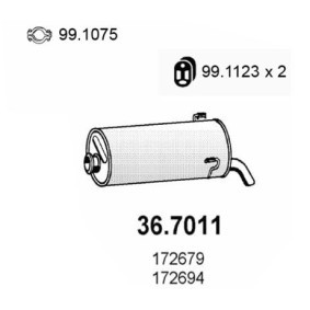Endschalldämpfer 36.7011 von ASSO günstig für 129,00 € online kaufen