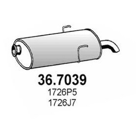 Endschalldämpfer 36.7039 von ASSO günstig für 87,77 € online kaufen
