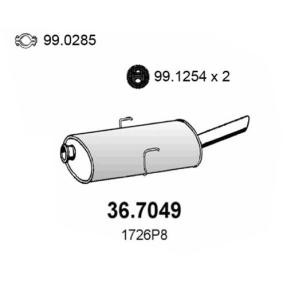 Endschalldämpfer 36.7049 von ASSO günstig für 177,05 € online kaufen