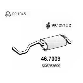 Endschalldämpfer 46.7009 von ASSO günstig für 50,30 € online kaufen