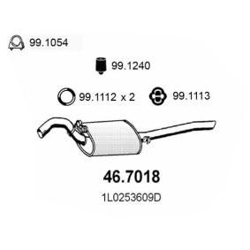 Endschalldämpfer 46.7018 von ASSO günstig für 57,09 € online kaufen