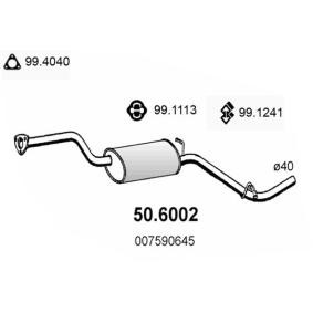 Mittelschalldämpfer von ASSO 50.6002