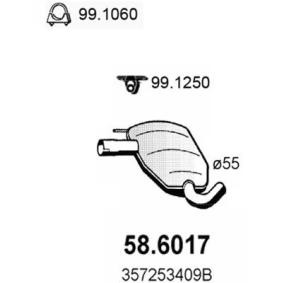 Köp Mittenljuddämpare av ASSO 58.6017 till det låga priset 1304,96 kr