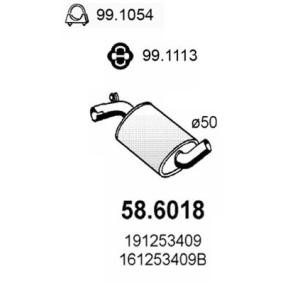 Köp Mittenljuddämpare av ASSO 58.6018 till det låga priset 562,91 kr