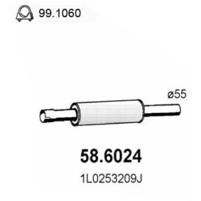 Köp Mittenljuddämpare av ASSO 58.6024 till det låga priset 506,28 kr