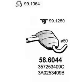 Köp Mittenljuddämpare av ASSO 58.6044 till det låga priset 802,93 kr