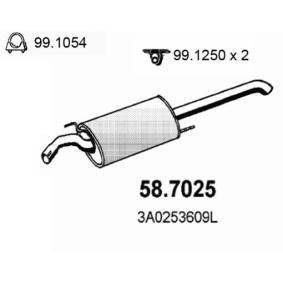 Endschalldämpfer 58.7025 von ASSO günstig für 40,13 € online kaufen