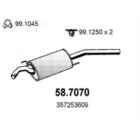 Endschalldämpfer 58.7070 von ASSO günstig für 65,18 € online kaufen
