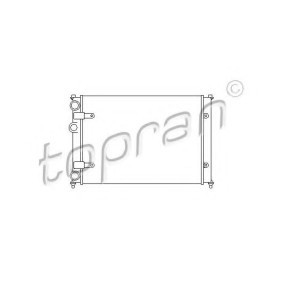 Achetez des Radiateur du moteur TOPRAN 110 302 à prix pour 37,99 €