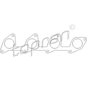 Acquista Guarnizione, Collettore aspirazione da TOPRAN 722 189 a buon mercato per soli 3,85 €