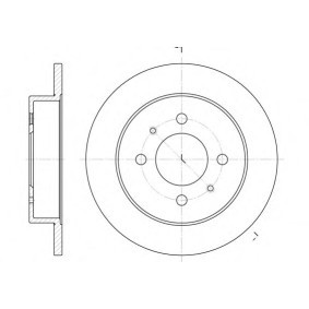 Achetez des Disque de frein SAKURA S6054235 à prix pour 19,41 €