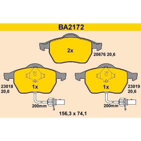 Köp Bromsbelägg av Barum BA2172 till det låga priset 660,86 kr