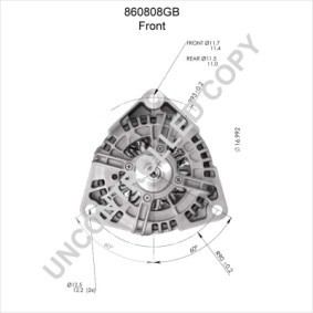 Lichtmaschine von PRESTOLITE ELECTRIC 860808GB