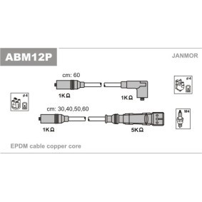 Compre Jogo de cabos de ignição da JANMOR ABM12P a um preço baixo por 29,95 €