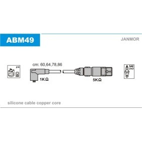 Compre Jogo de cabos de ignição da JANMOR ABM49 a um preço baixo por 41,43 €