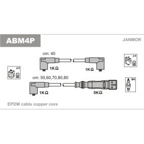 Compre Jogo de cabos de ignição da JANMOR ABM4P a um preço baixo por 43,80 €