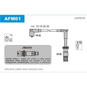 Compre Jogo de cabos de ignição da JANMOR AFM61 a um preço baixo por 133,11 €