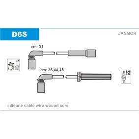 Compre Jogo de cabos de ignição da JANMOR D6S a um preço baixo por 24,05 €