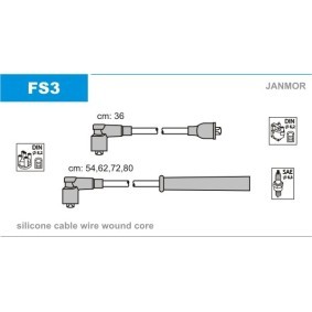 Compre Jogo de cabos de ignição da JANMOR FS3 a um preço baixo por 18,44 €