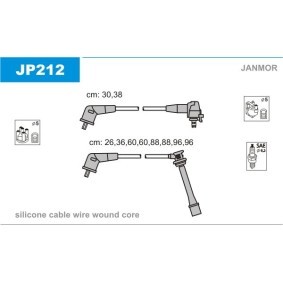 Compre Jogo de cabos de ignição da JANMOR JP212 a um preço baixo por 87,59 €